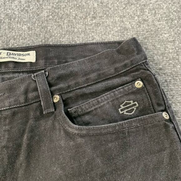 Harley-Davidson Motorcycles Jeans Mens 34x34 Black Denim Relaxed Fit *READ DESC* - Picture 8 of 16